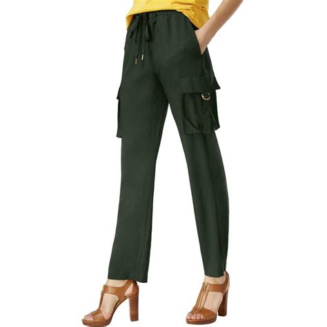 michael michael kors cady cargo pants|Michael Kors Collection Cargo Pants for Women .